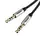 Кабель Baseus Audio Yiven M30 mini-Jack (3.5 mm) 1.5m, Silver+Black (CAM30-CS1)