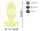 Анальна пробка з вібрацією Vibrating Mini Butt Plug Yellow