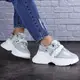 Женские кроссовки Fashion Dorky 1707 40 размер 25 см Серебро