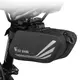 Сумка велосипедная West Biking 0707219 Black под седло с отражателями 0.7L