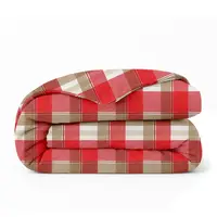 Пододеяло полуторное фланель 160х220 BERRY TARTAN