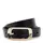 Женский кожаный ремень Borsa Leather CV1ZK015-goldblack