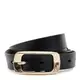 Женский кожаный ремень Borsa Leather CV1ZK015-goldblack