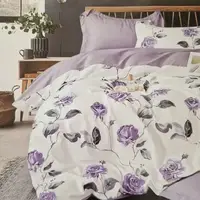 Постельное белье евро с фланели L&M Home Textiles 20128 200х220 см