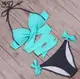 Купальник женский раздельный голубой с синим код П78