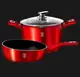 Набор посуды 3 пр Burgundy MetalliС Line Berlinger Haus BH-1303N