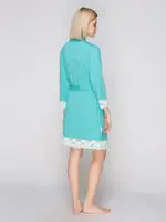 5507Н халат вискоза мята Serenade S
