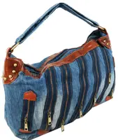 Жіноча джинсова сумка Fashion jeans bag синя