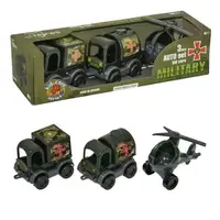 Набор машинок "Kid cars: Военная техника", 3 шт.