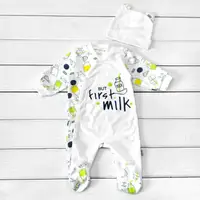 Чоловічок з шапочкою від трьох місяців But First Milk