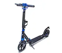 Двухколесный самокат Scale Sports SS-52, складной, ручной тормоз, Led-фонарик. Dark blue (1296360217)