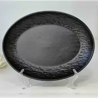 Тарелка подставная Olens Черный обелиск 102-681 30.5 см черная