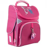 Рюкзак шкільний GoPack Education Butterfly and roses GO21-5001S-1 рожевий