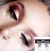 Тимчасове тату ластовиння для обличчя та тіла Stylishly 4 9564