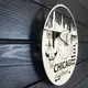 Дизайнерские часы на стену «Чикаго, Иллинойс»
