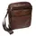 Мужская кожаная сумка через плечо Borsa Leather K18490-brown
