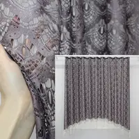 Арка 290х170см. с макраме На кухню, балкон Цвет баклажанный с кремовым Код 000к 51-111
