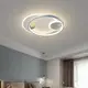 Люстра светодиодная потолочная LED светильник для квартиры на потолок лэд с пультом 27123 Белый 5х40х52 см.