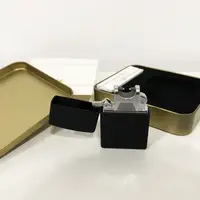 Запальничка імпульсна NB USB-215, Запальничка акумуляторна подарункова, USB запальничка. Колір: чорний