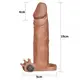 Насадка с вибрацией Add 2" Vibrating Penis Sleeve Brown