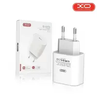 Сетевое зарядное устройство XO L40 PD 1 с разъемом Type-C/18W адаптер для зарядки телефона Белый