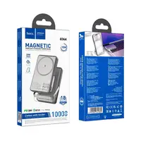 УМБ HOCO Sunlight power bank magnetic suction+holder Q36A 10000mAh |1Type-C, 20W/3A, PD/QC|