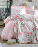 Постільна білизна з літнім покривалом + парфюм Istanbul 220×240 Jardin parfum Mint