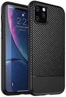 Чехол-накладка Ipaky Moosy Series/TPU With Carbon Fiber Case Apple iPhone 11 Pro Max Black