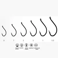 Крючки Bratfishing Maruseigo R Black Nickel 10шт №10
