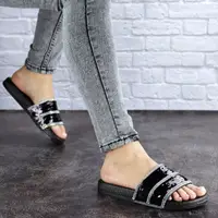 Шльопанці жіночі Fashion Brutus 1744 36 розмір 22,5 см Чорний