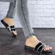 Женские шлепки Fashion Brutus 1744 40 размер 24,5 см Черный