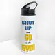 Пляшка для води з трубочкою Shut up and go to the gym 600 мл (PLV_25A038)