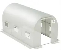 Теплица садовая, парник Польша 2x4x2 м белая 8м2