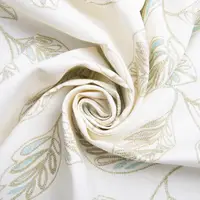 Ткань декоративная хлопковая Премьер Веточка V-002 олива