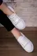 Кеды женские Fashion Nancy 3010 40 размер 25,5 см Белый