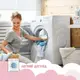Комплект постельного белья в кроватку детский PAPAELLA, набор постельного с вышивкой, хлопок розовый
