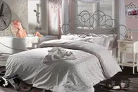 Постельное белье Maison D'or Lady Roses Lilac лиловый Сатин Люкс