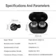 Беспроводные стерео наушники Air Twins A6 TWS Bluetooth + бокс Чёрные