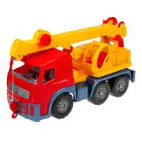 Игрушечная машинка Кран 0572 с выдвижной стрелой Красный
