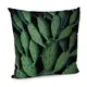 Подушка диванная с бархата Кактус 45x45 см (45BP_TFL080)