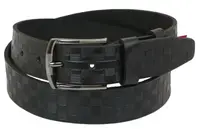 Ремень под джинсы Skipper черный 3,8 см