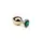 Анальна пробка, Gold Emerald, S