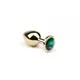 Анальная пробка,Gold Emerald, S