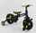 Велосипед-трансформер детский 10" Best Trike родительская ручка, съемные педали. Black (105224)