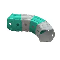 Детский Игровой тоннель 01471/1/2/3 "Тоннель 4 секции" Бирюзово-серый