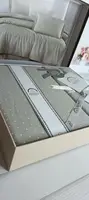 Poplin Goroh bej постель с поплиной. Евро размер. Romeo home Турция.