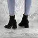 Ботильоны женские Fashion Laser 2318 40 размер 25 см Черный