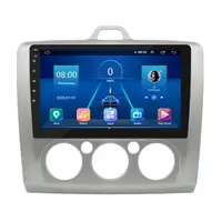 Штатная магнитола Lesko для Ford Focus II North America 2007-2010 экран 9" 2+32 4G AC GPS Premium фокус