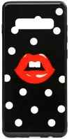Чехол-накладка TOTO Cartoon Print Glass Case Samsung Galaxy S10 Red Lips