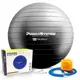 М'яч для фітнесу (фітбол) Power System PS-4012 Ø65 cm PRO Gymball Black